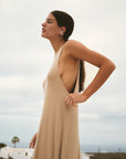 VESTIDO MAREA - CAMEL
