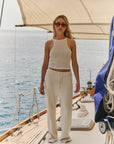 TOP DIAMANTE - OFF WHITE