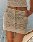 FALDA DIAMANTE - OFF WHITE