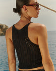 TOP DIAMANTE - BLACK