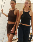 TOP DIAMANTE - BLACK