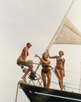 BIKINI PERLA - SILVER & RED