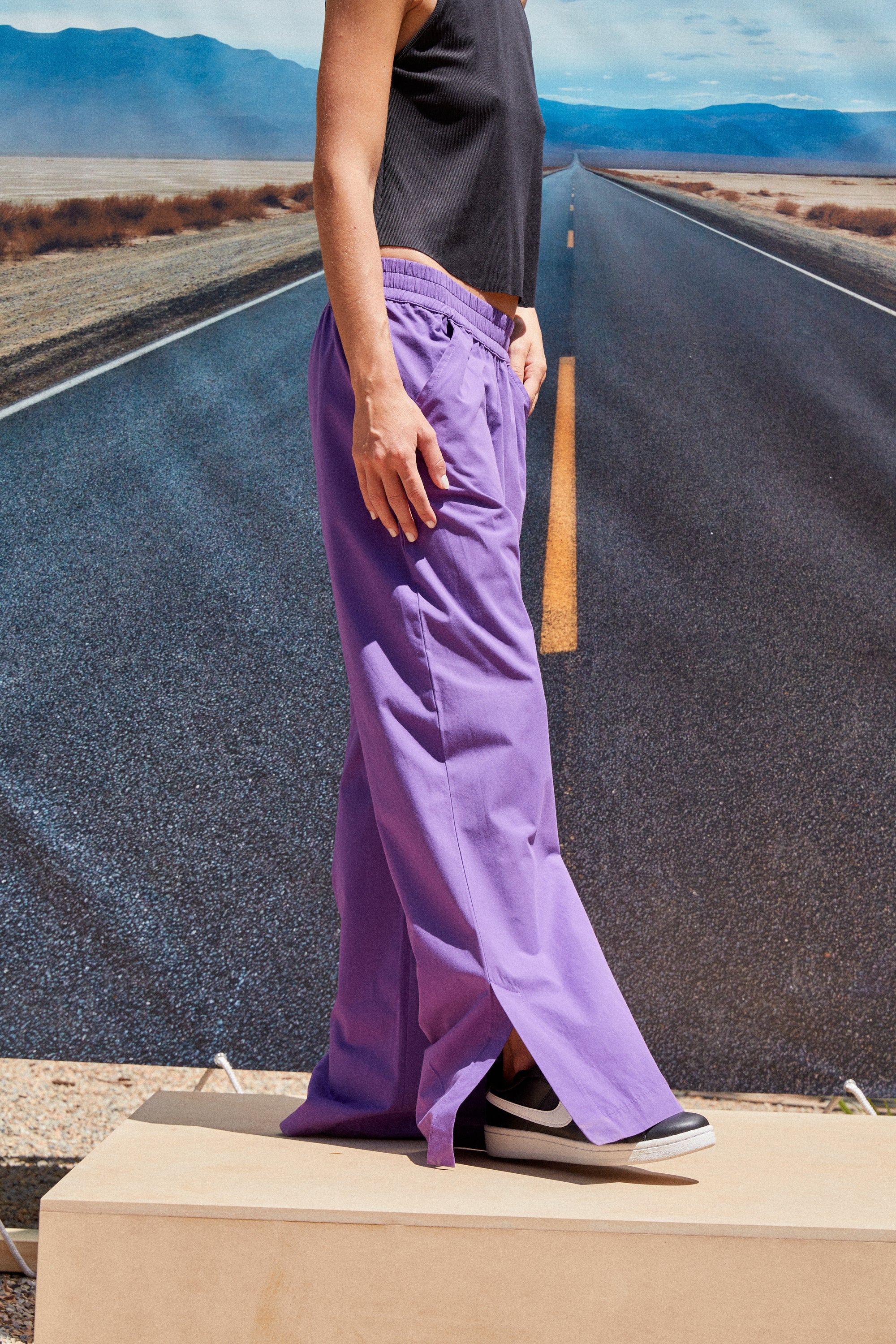 JACKIE TROUSERS - VIOLET