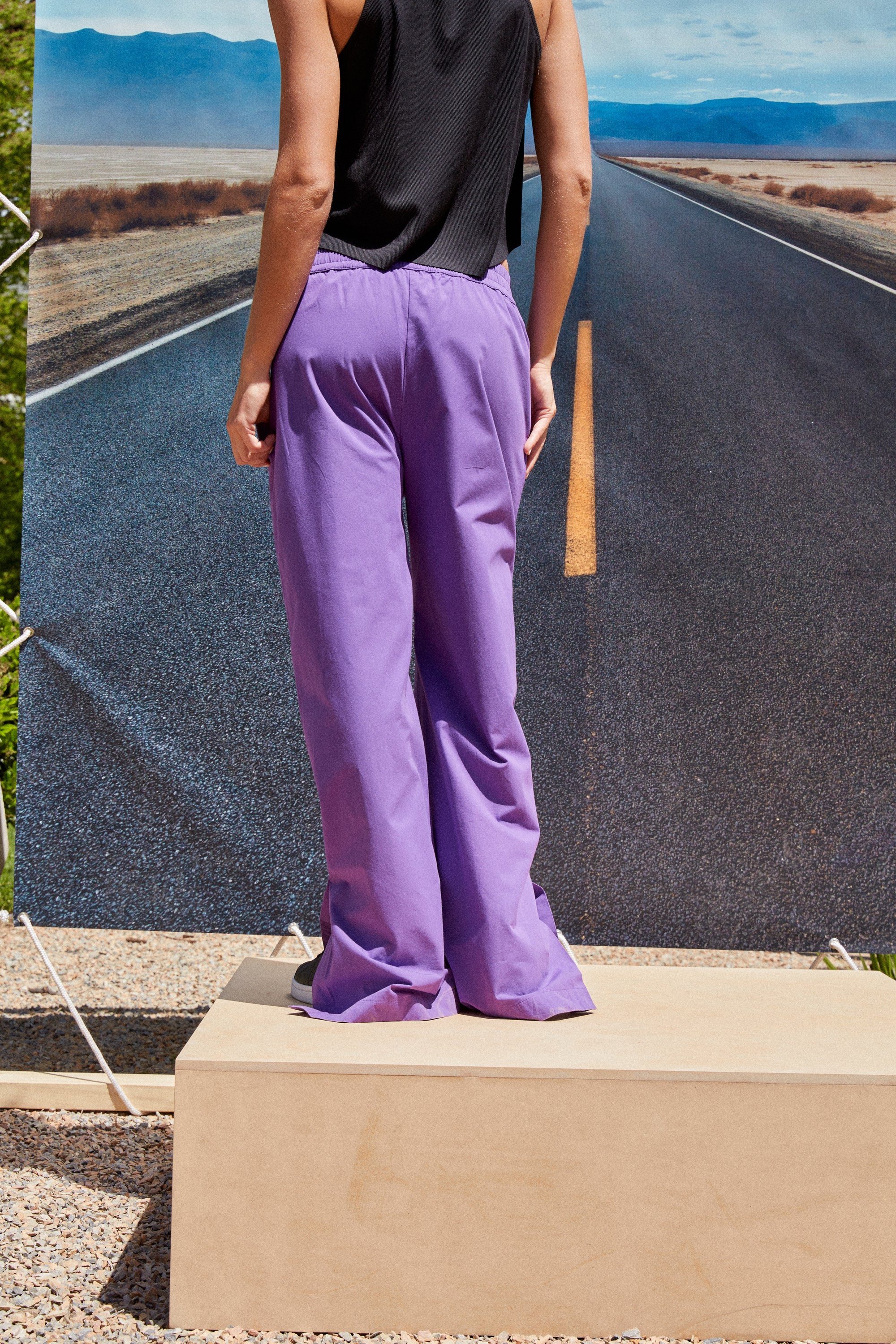 JACKIE TROUSERS - VIOLET