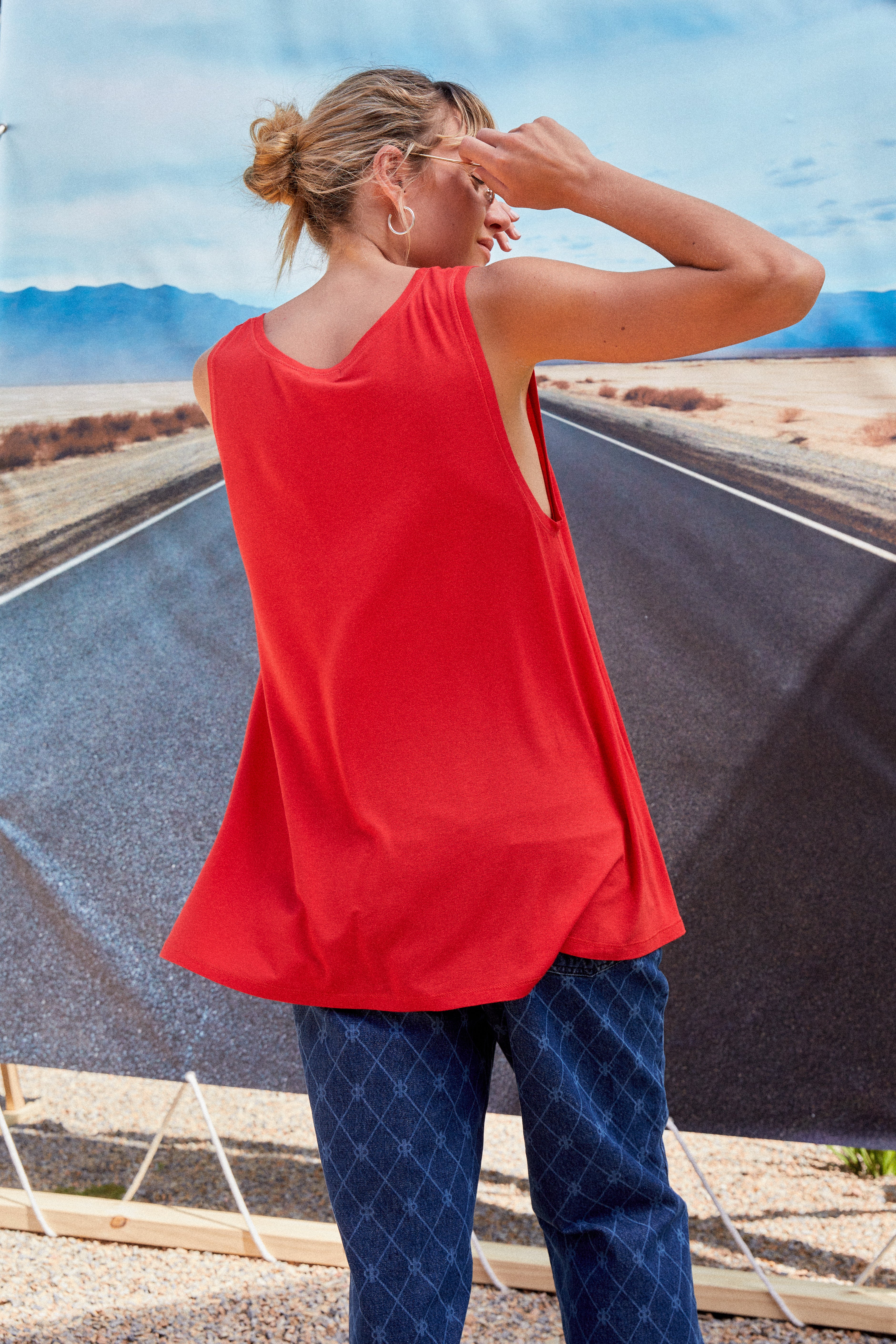 CAIRO TANK TOP - RED