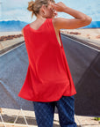 CAIRO TANK TOP - RED