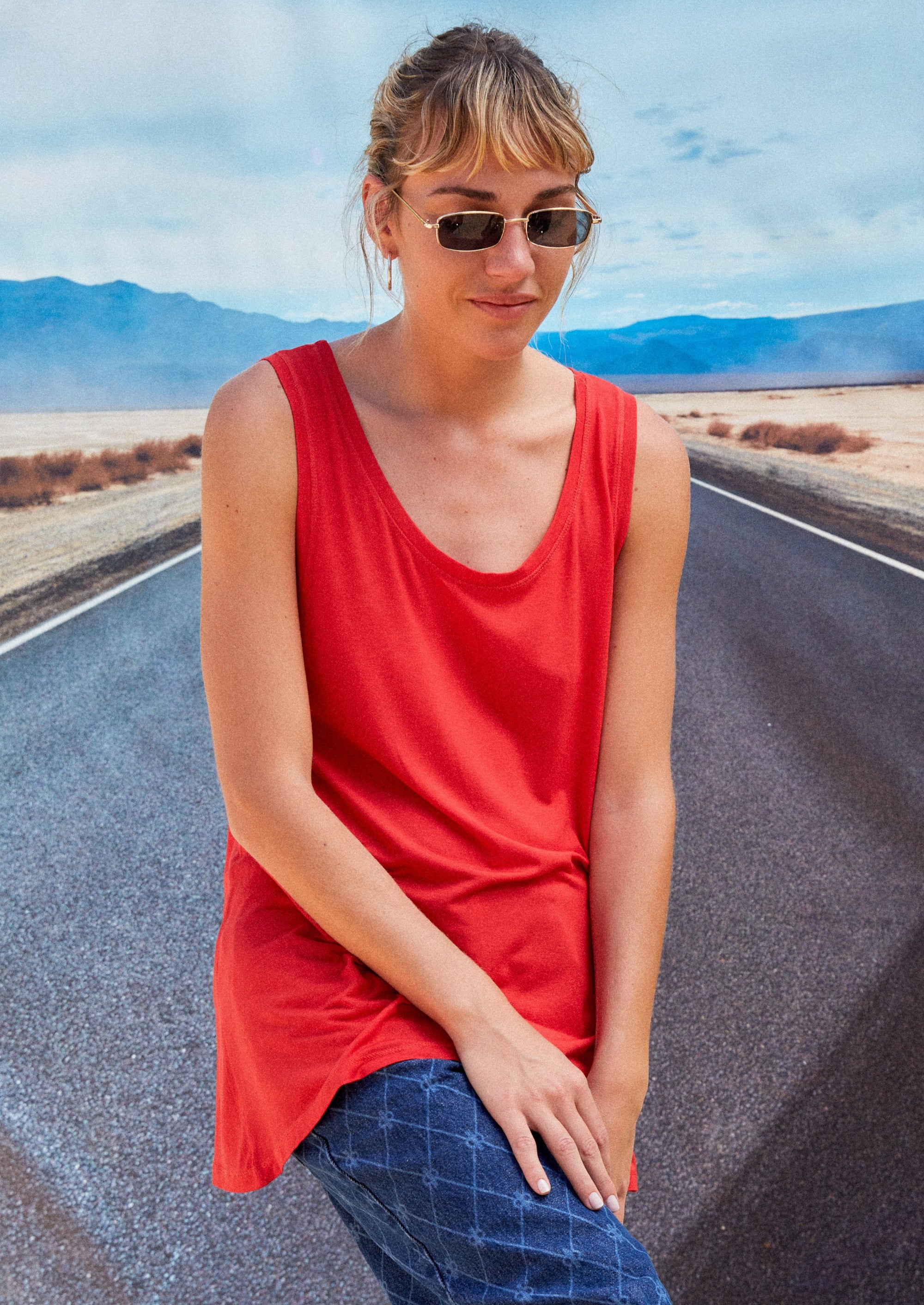 CAIRO TANK TOP - RED