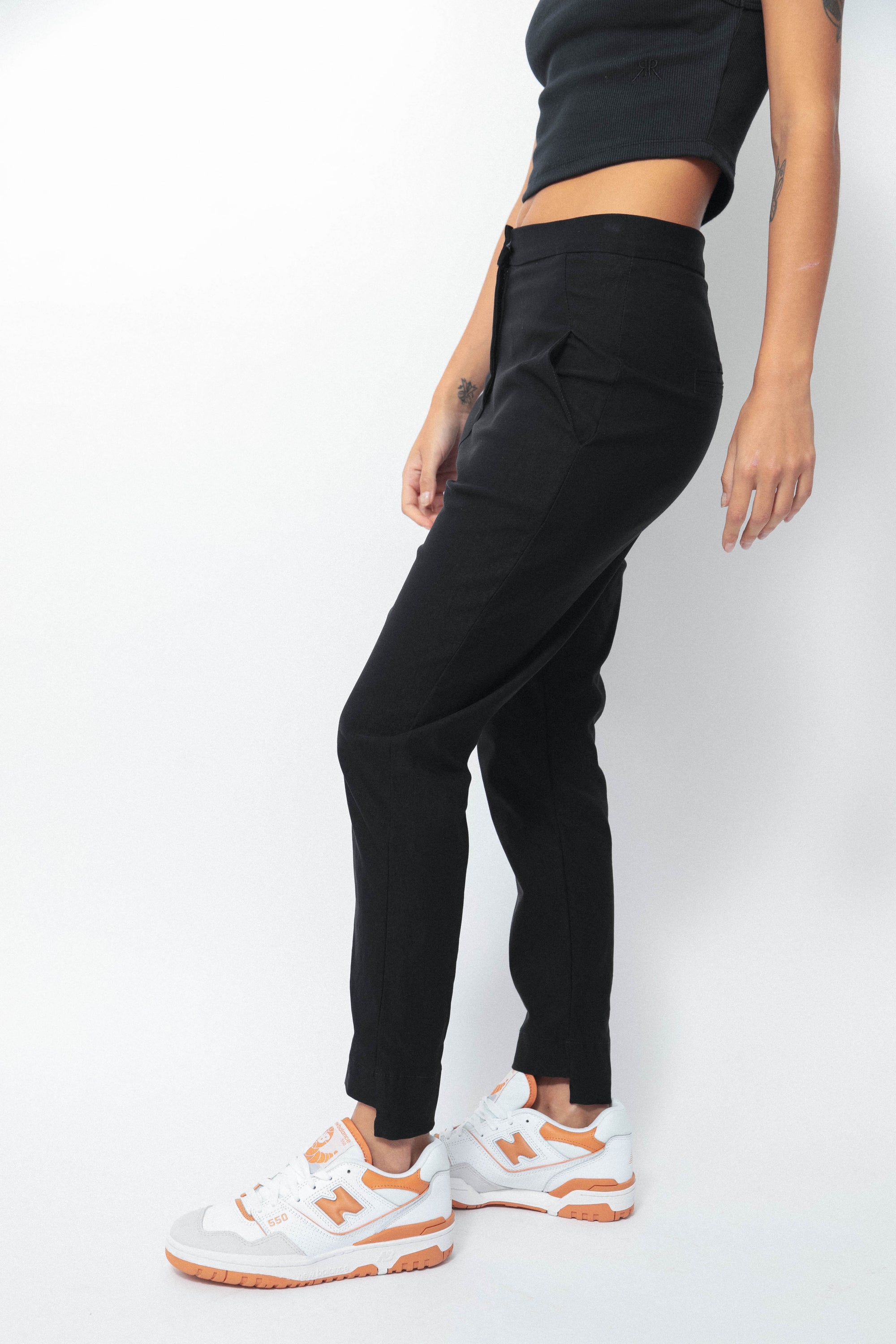 FIDELA TROUSERS - BLACK