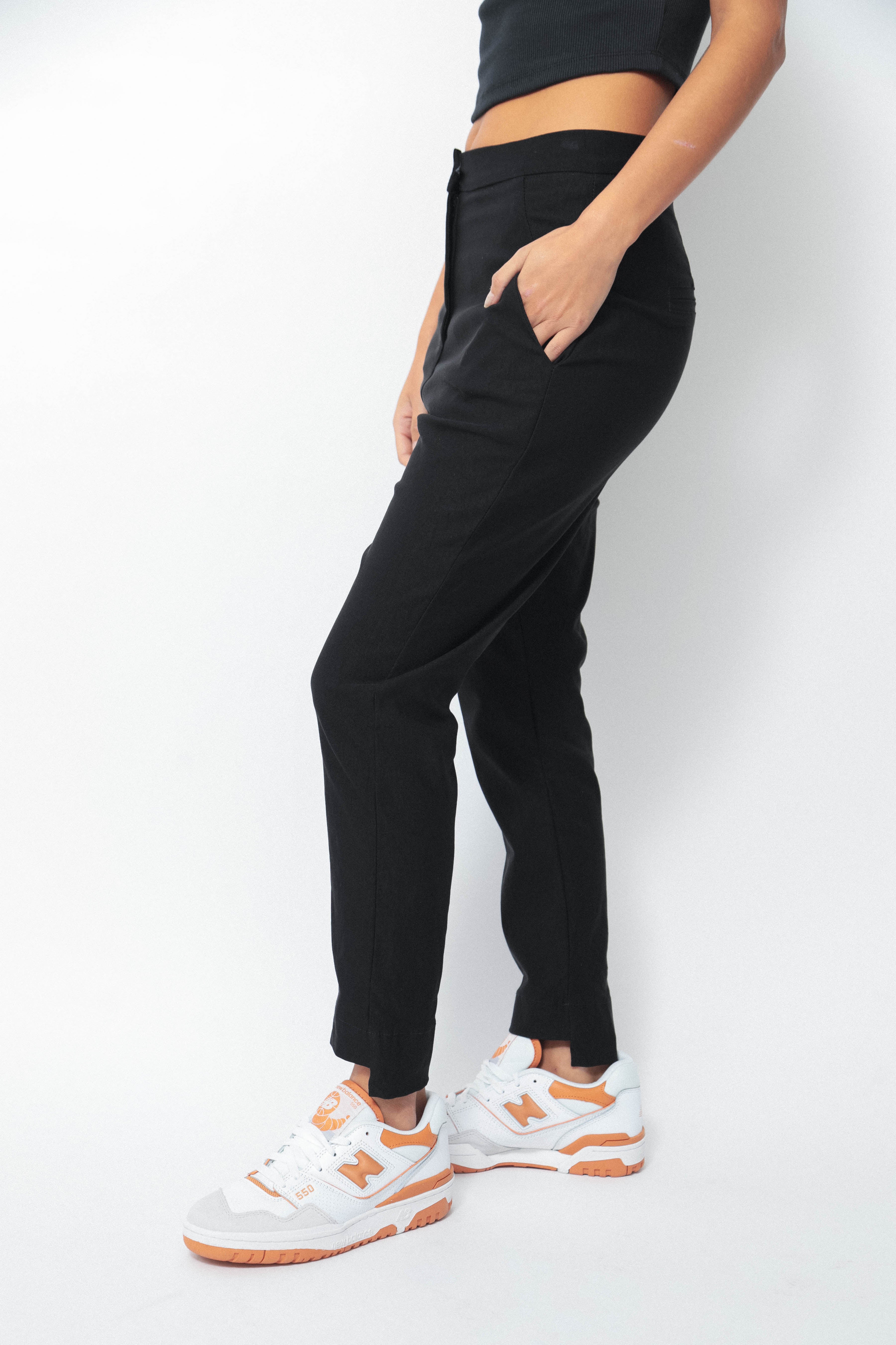 FIDELA TROUSERS - BLACK