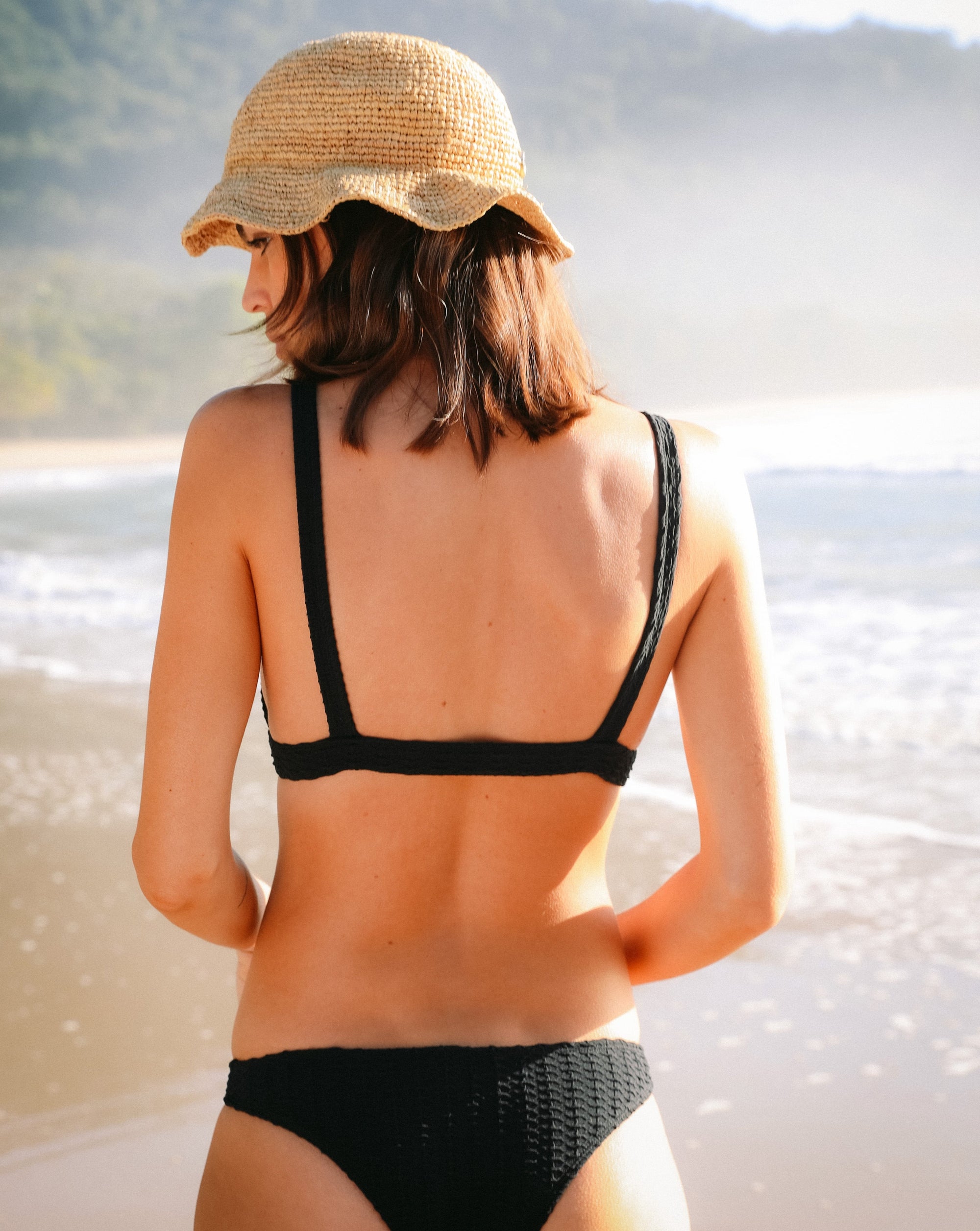 ARIZONA TEXTURED BIKINI - BLACK