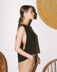 SUN TANK TOP - BLACK