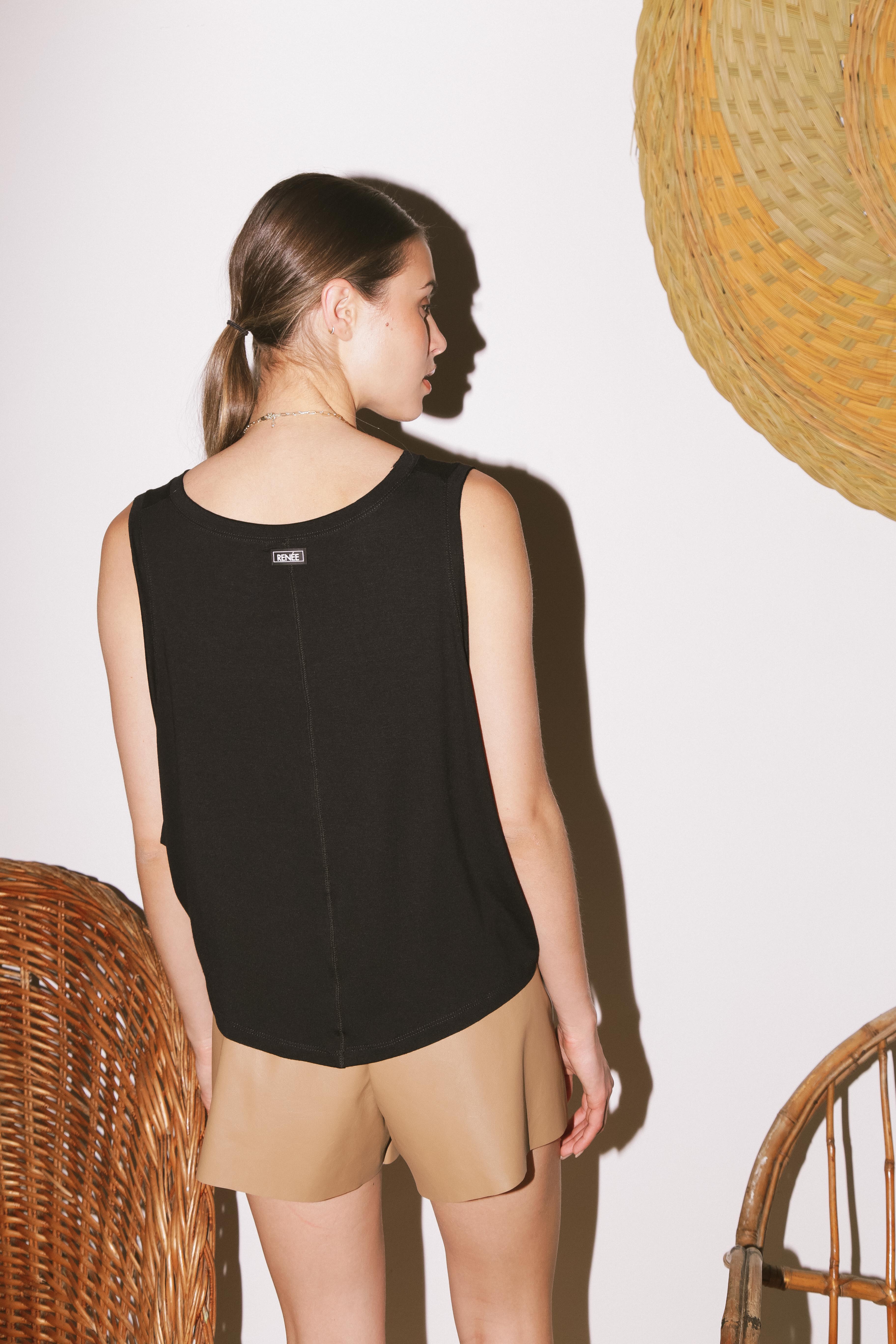 SUN TANK TOP - BLACK