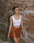 LOLA SKIRT - CAMEL