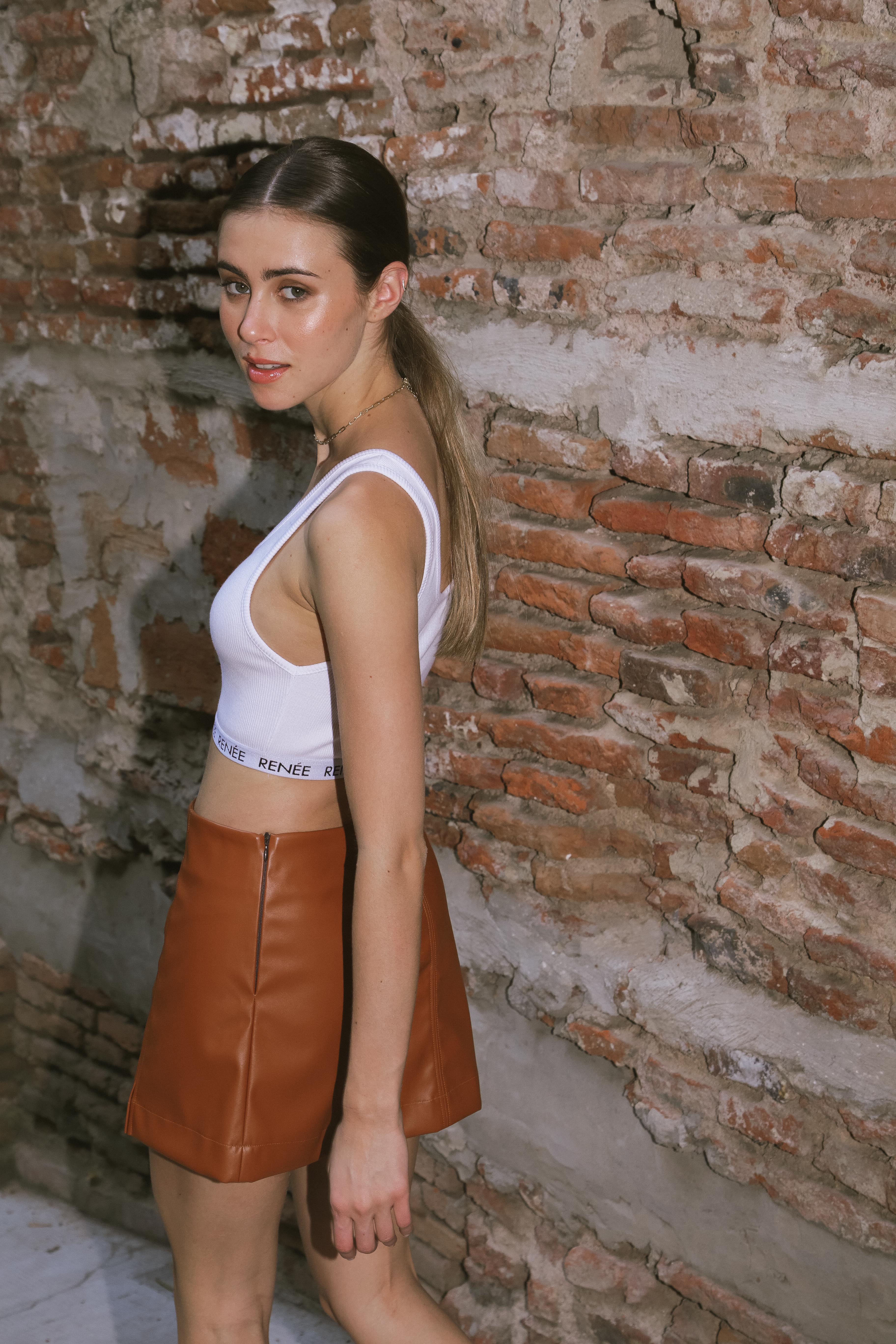 LOLA SKIRT - CAMEL