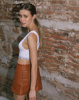 LOLA SKIRT - CAMEL