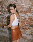 LOLA SKIRT - CAMEL